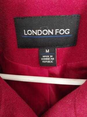 LONDON FOG PEACOCK COAT AND SCARVES