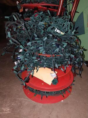 MANY STRINGS OF LIGHTS