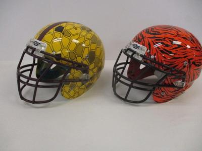 Pair Of Schutt Football Helmets W/ Mask