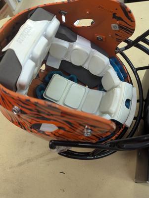 Pair Of Schutt Football Helmets W/ Mask