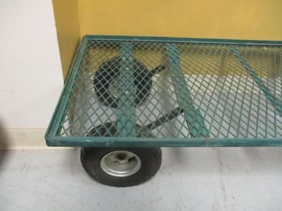 Metal Flat Deck Utility Cart