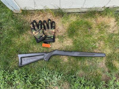 RUGER SKELETON STOCK AND NEW MECHANIX GLOVES