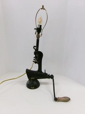 Signed Vintage Cast Iron Meat Grinder Works!