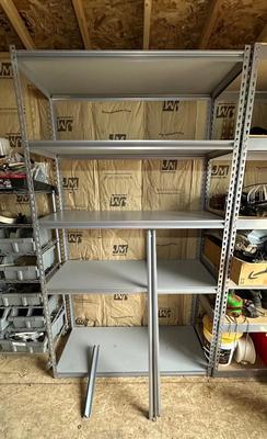 HEAVY DUTY STORAGE SHELF W/EXTRA BRACES