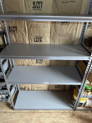 HEAVY DUTY STORAGE SHELF W/EXTRA BRACES