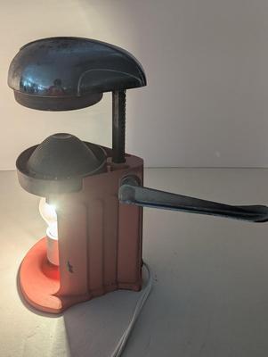Vintage Rival Juice-O-Mat Juice Maker Table Lamp Works!