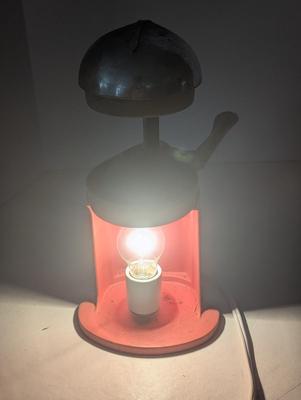 Vintage Rival Juice-O-Mat Juice Maker Table Lamp Works!