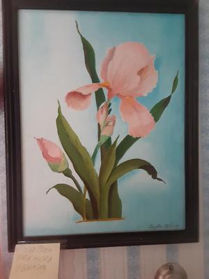 Pink Orchid Painting