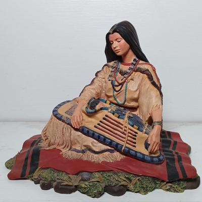 LOT 8: Hamilton Collection Native American Women Figurines Set of (7)