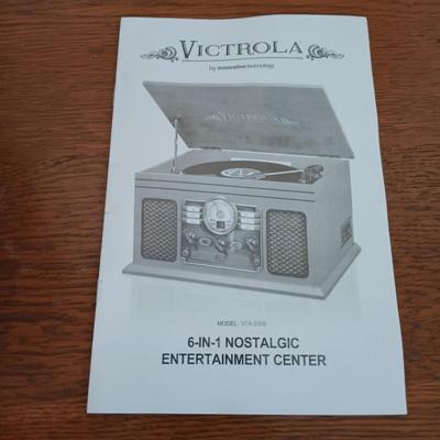 LOT 171: Victrola VTA-200B 6-in-1 Nostalgia Entertainment Center