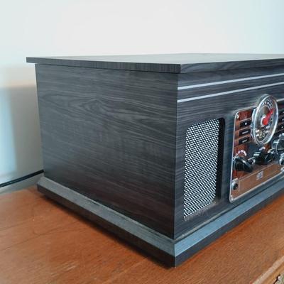 LOT 171: Victrola VTA-200B 6-in-1 Nostalgia Entertainment Center