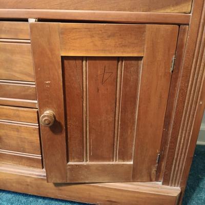 LOT 173: Vintage Wash Stand with Mirror