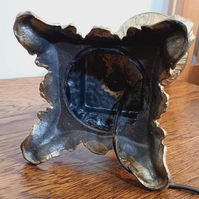 LOT 175: ABCO Rayo Victorian-Style Electrified Metal Oil Lamp