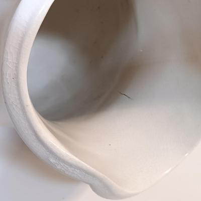 LOT 177: W.H. Grindley Royal Ironstone China Wash Basin with K.T. & K. Pitcher