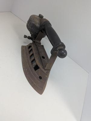Vintage Gas Fueled Pressing Iron Steam Punk Decor #3