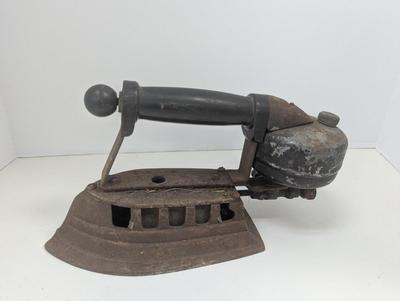 Vintage Gas Fueled Pressing Iron Steam Punk Decor #3