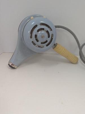 1950s Handy Hanna Electric Hair Dryer #695 Light Blue #4 Untested