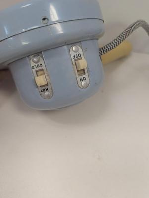 1950s Handy Hanna Electric Hair Dryer #695 Light Blue #4 Untested