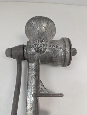 Vintage Keystone #10 Meat Grinder Boyertown PA C.I. Co Made in USA #1