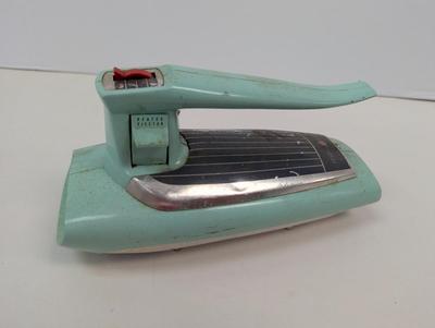 Vintage GE Hand Mixer MCM Atomic Turquoise/Mint Green General Electric No Plug No Beaters