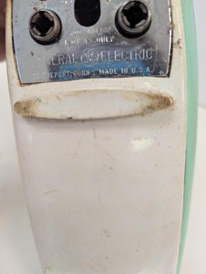 Vintage GE Hand Mixer MCM Atomic Turquoise/Mint Green General Electric No Plug No Beaters