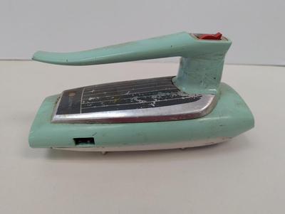Vintage GE Hand Mixer MCM Atomic Turquoise/Mint Green General Electric No Plug No Beaters