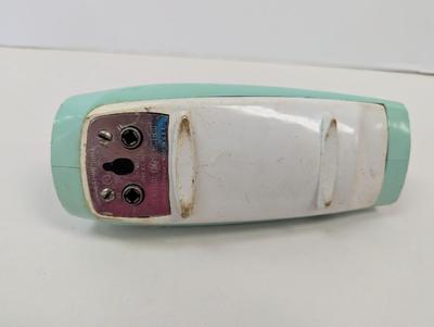 Vintage GE Hand Mixer MCM Atomic Turquoise/Mint Green General Electric No Plug No Beaters