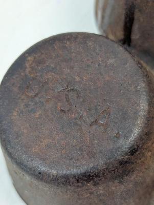 Antique Cast Iron Muffin Pan New York USA