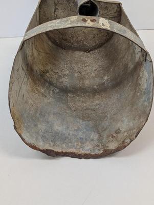 Antique Wayne Feeds Galvanized Grain Scoop