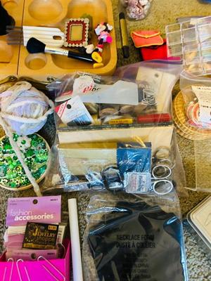 HUGE LOT OF ITEMS FOR CRAFTS