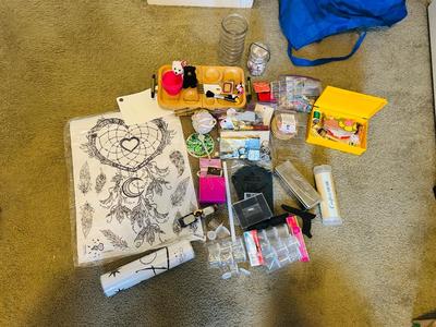 HUGE LOT OF ITEMS FOR CRAFTS