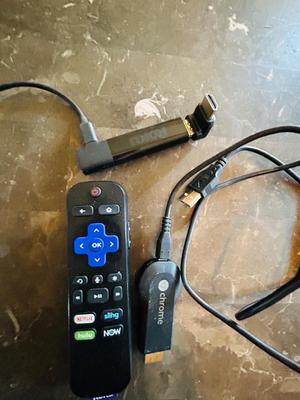 A ROKU AND A CHROMECAST FOR STREAMING