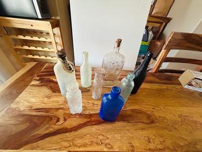 OLD GLASS BOTTLES