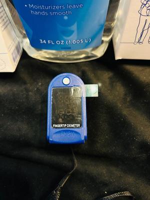 EVERLASTING COMFORT CUSION, HAND SANITIZER, FINGERTIP OXIMETER
