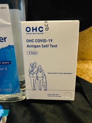 EVERLASTING COMFORT CUSION, HAND SANITIZER, FINGERTIP OXIMETER