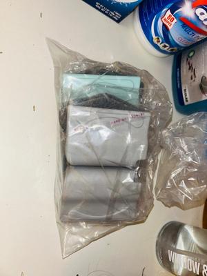 TRIO OF DAZZ CLEANERS, BLEACH,CARPET CLEANER, TOILET BOWL TABLETS, DISINFECTING WIPES AND MORE