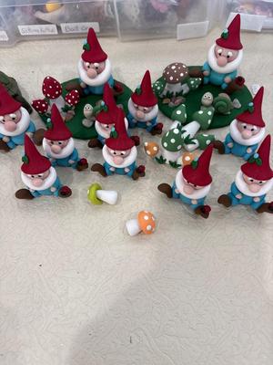 Clay figurines, elf