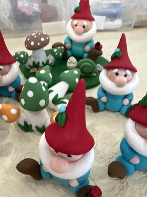 Clay figurines, elf