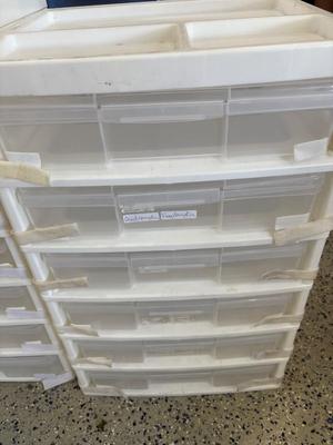 36 drawer crafting totes/Storage