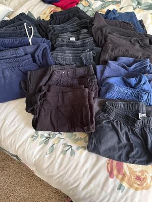 Assortment of sweat and casual pants