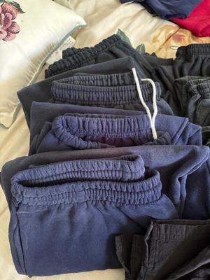 Assortment of sweat and casual pants