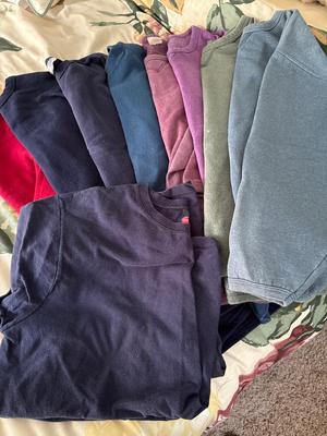 Sweatshirts in assorted sizes