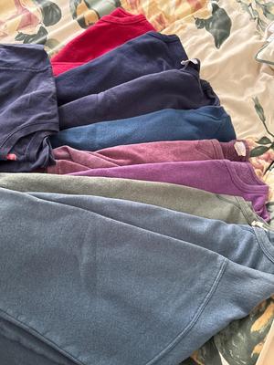 Sweatshirts in assorted sizes