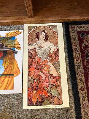 3 LOVELY LADIES LITHO AND POSTERS