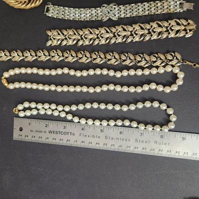 Lot of Vintage Costume Jewelry Monet, Coro, Necklaces,Bracelets, Earings, Brooches