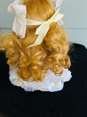 MYD PORCELAIN DOLL W/CERTIFICATE AND SEYMOUR MANN DOLL