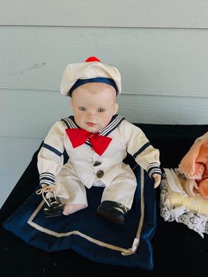 PORCELAIN DOLL BABIES, HEATHER, AND MATTHEW
