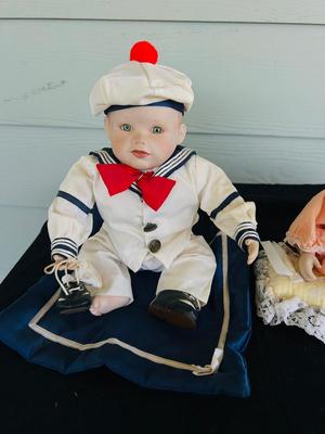 PORCELAIN DOLL BABIES, HEATHER, AND MATTHEW