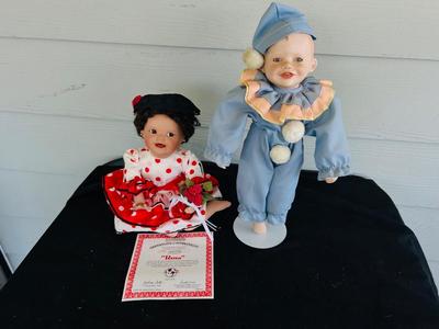 PORCELAIN DOLLS JASON AND ROSA