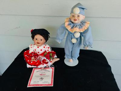 PORCELAIN DOLLS JASON AND ROSA